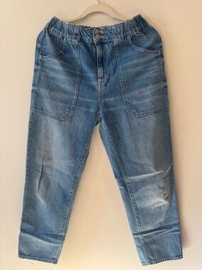 Veronica Beard Arya High Rise Jeans - Elastic Waist, Size 29